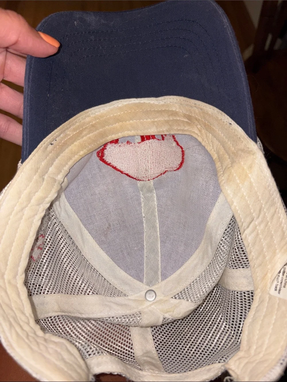 Throwback buffalo bills labatt trucker mesh hat